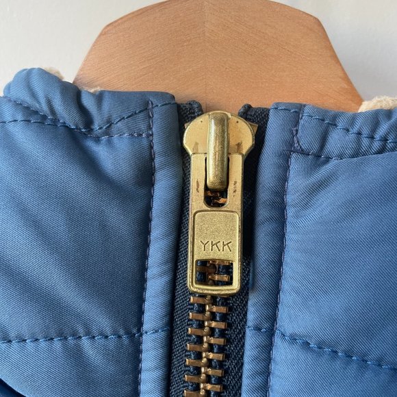 4 STRIPE RAINBOW SLEEVE JACKET WITH HOOD  - SNORKEL BLUE - Picture 6 of 15